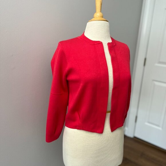 Anthro Philosophy Berry Pin Tuck Pleat Cardigan Sz M - Picture 10 of 12